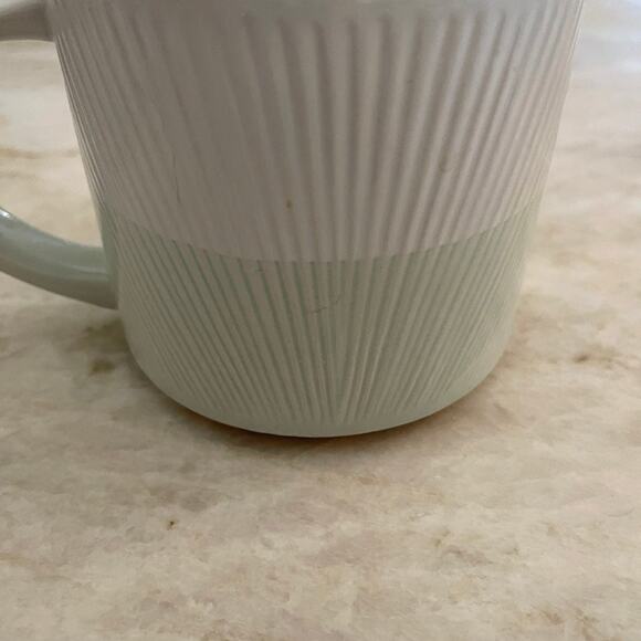 Starbucks 2014 coffee mug. Light teal/white - Picture 3 of 10